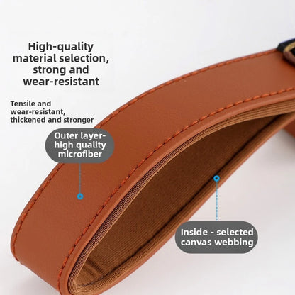 Personalized Anti-Lost Leather Dog Collar Tag